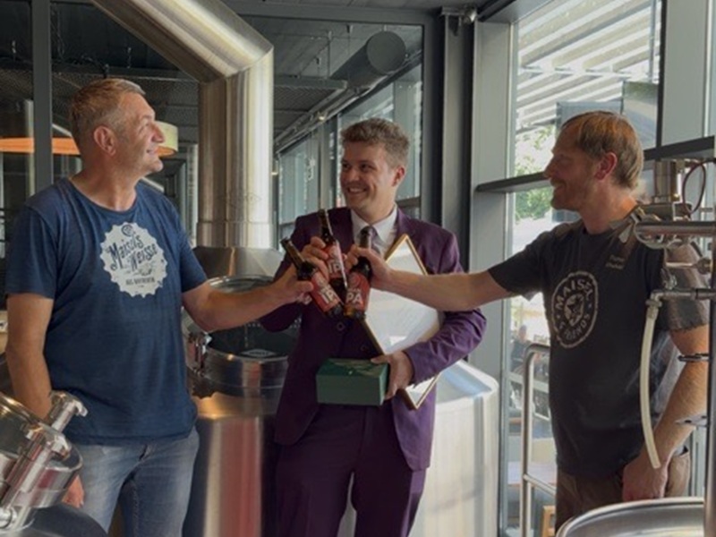 Joshua erhält Rolex-Preis | Gratulation an unseren Nachwuchsbrauer