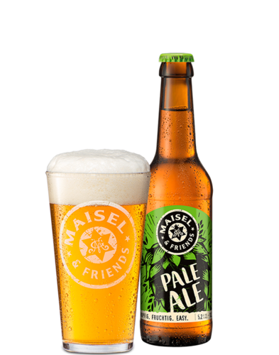 Maisel & Friends Pale Ale Flasche + Glas
