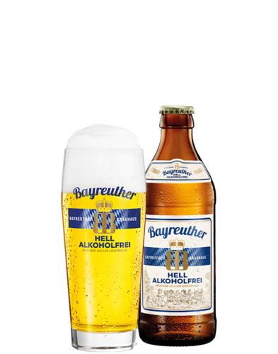 BHA 0,33 l Flasche und Glas