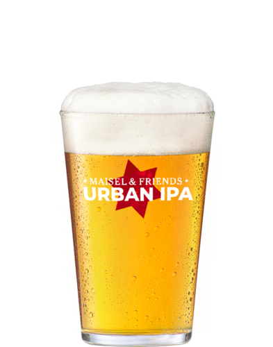 Maisel & Friends Urban IPA Pintglas 0,50 l - Voll