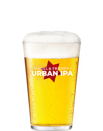 Maisel & Friends Urban IPA Pintglas 0,50 l - Voll