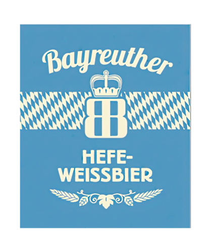 Bayreuther HEFE-WEISSBIER Zapfhahnschild