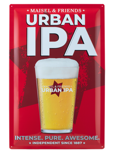 Maisel & Friends Urban IPA Schild