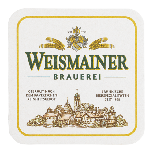 Weismainer Bierdeckel einzeln