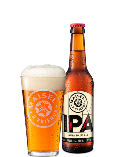 Maisel & Friends IPA Flasche + Glas
