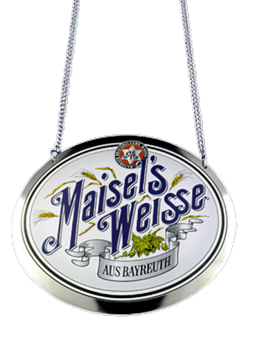 Maisel's Weisse Zapfhahnschild