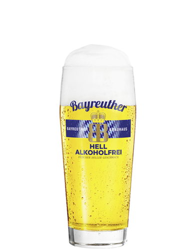 Bayreuther Hell Alkoholfrei Willibecher voll