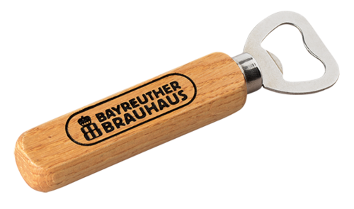 Bayreuther Brauhaus Flaschenöffner mit Holzgriff