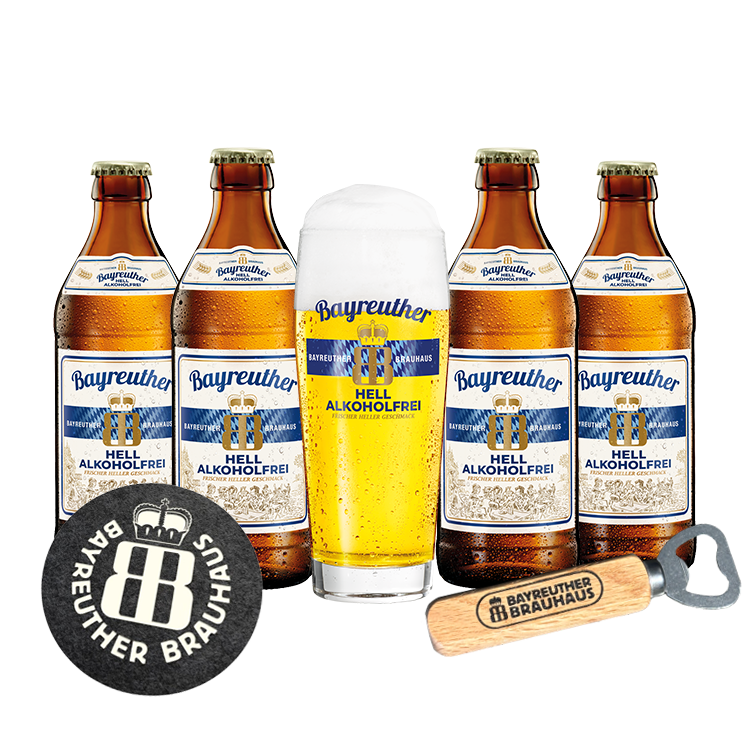 Bayreuther Hell Alkoholfrei 0,33 l Paket