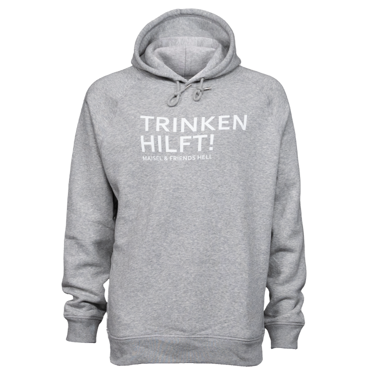 Hoodie Trinken Hilft Front 1