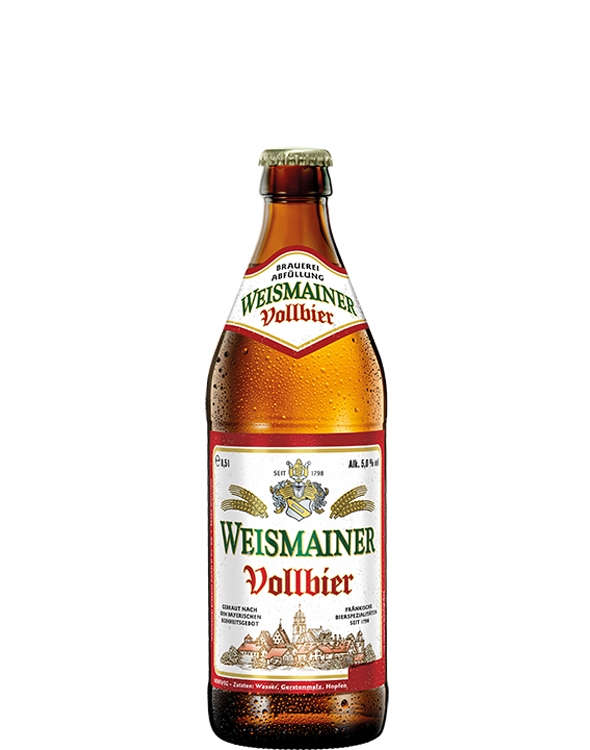 Weismainer Vollbier 0,50 l Flasche