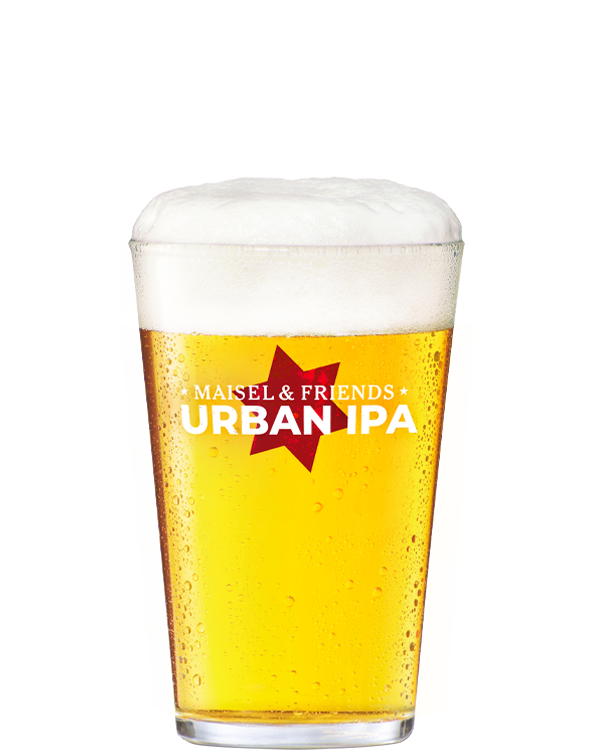 Maisel & Friends Urban IPA Pintglas 0,50 l - Voll