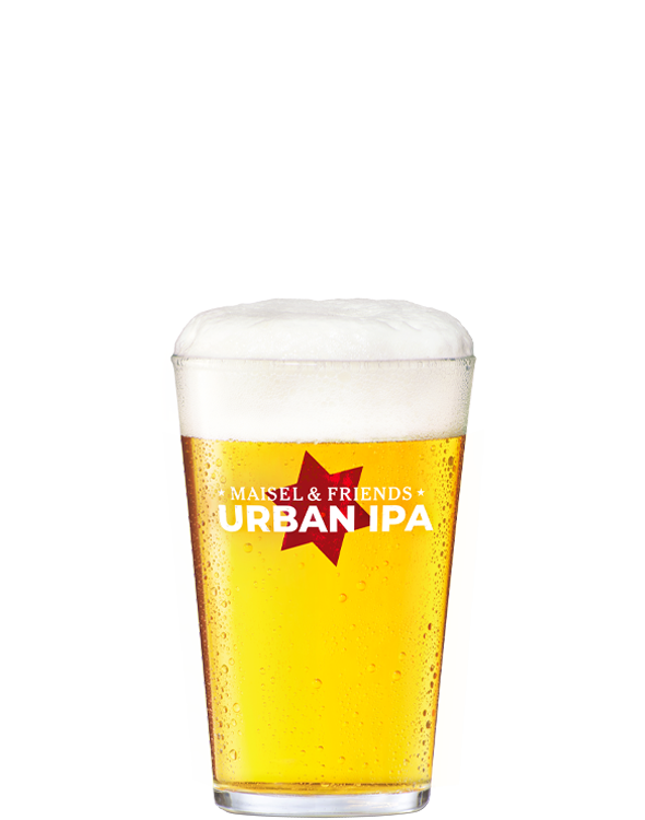 Maisel & Friends Urban IPA Pintglas 0,30 l - Voll