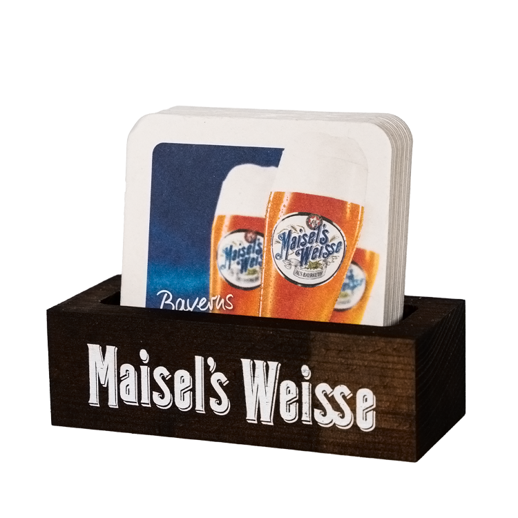 Maisel's Weisse Bierdeckelständer 1