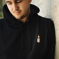 Hoodie Flasche Schwarz Inmagebild 3