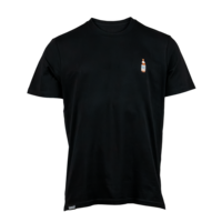 T-Shirt Fasche Schwarz Damen Front