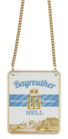 Bayreuther HELL Zapfhahnschild