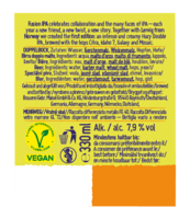 Maisel & Friends Fushion IPA Lervig Rückenetikett