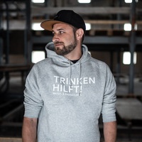 Hoodie Trinken Hilft Front Image 1