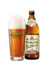 Weismainer Flechterla Alkoholfrei Flasche und Glas