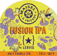 Maisel & Friends Fushion IPA Lervig Bauchetikett