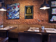 Bayreuther Brauhaus Schild (schwarz) Wand