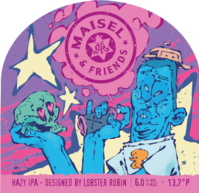 Artbeer No. 8 Lobster Robin Bauchetikett