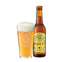 M & F Fusion IPA - Lervig 0,33 l - Flasche + Glas