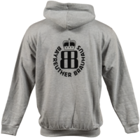 Hoodie Fasche Grau Back