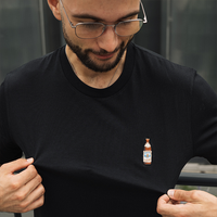 T-Shirt Flasche Schwarz Herren Imagebild 1