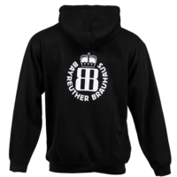 Hoodie Flasche Schwarz Front