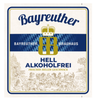 Bayreuther Hell Alkoholfrei 0,33 l Bauchetikett