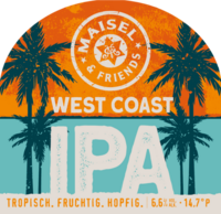 Maisel & Friends West Coast IPA Bauchetikett