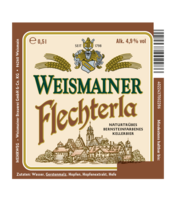 Weismainer Flechterla 0,5 l Bauchetikett