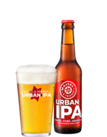 Urban IPA Flasche und Glas
