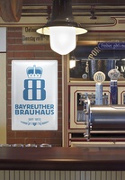 Bayreuther Brauhaus Schild (weiß) Rückseite