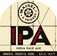 Maisel & Friends IPA Bauchetikett