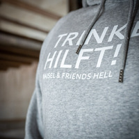 Hoodie Trinken Hilft Front Image 2