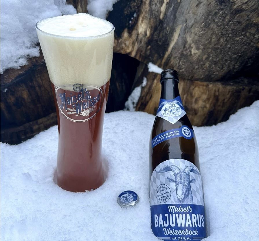 Maisel's Weisse Bajuwarus im Schnee (verkostet von le.beer.tobi)