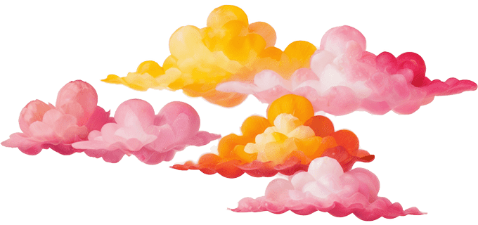 Bunte Wolken