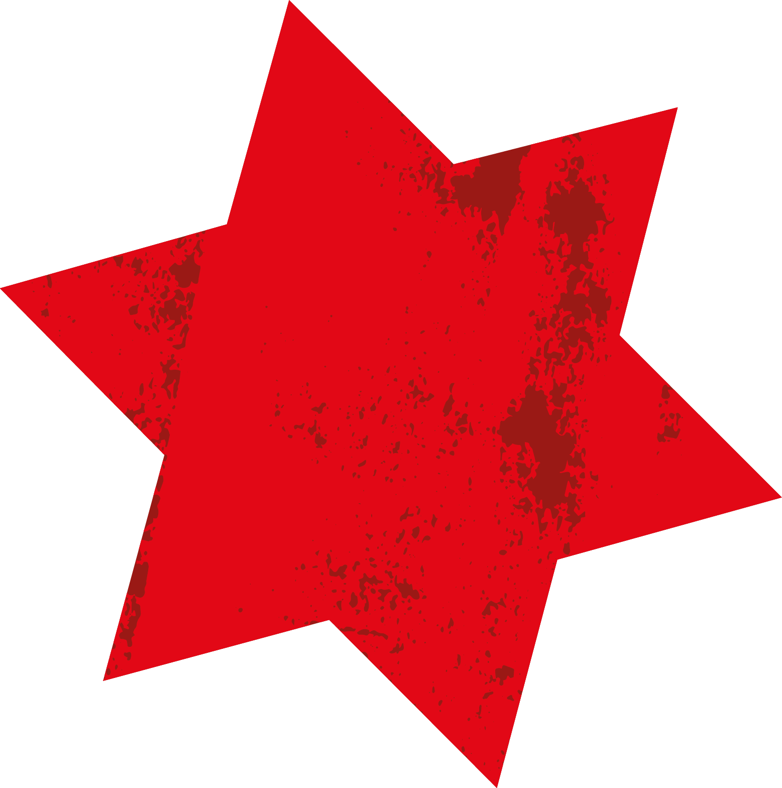 Hintergrundgrafik 6-spitziger roter Stern