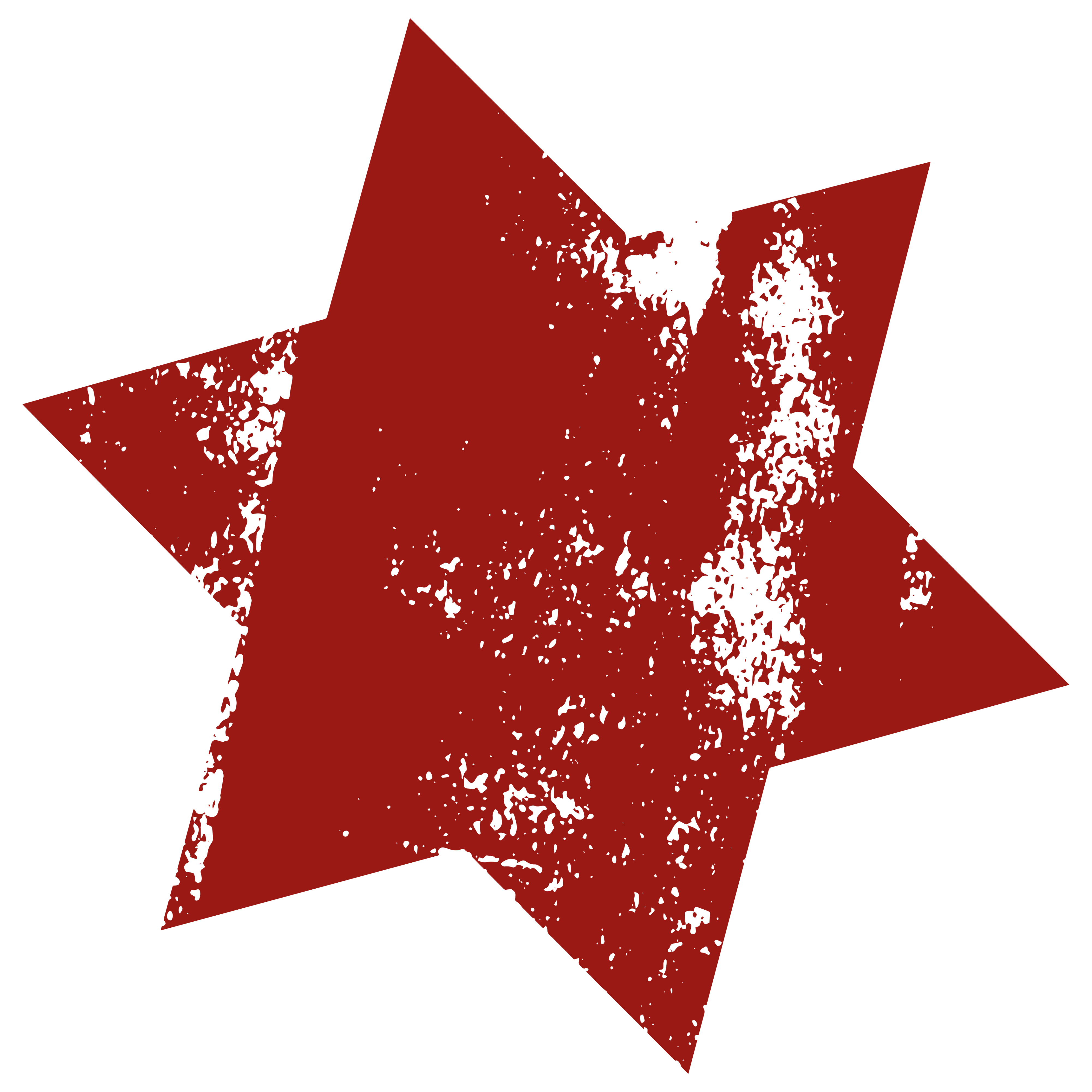 Hintergrundgrafik 6-spitziger roter Stern