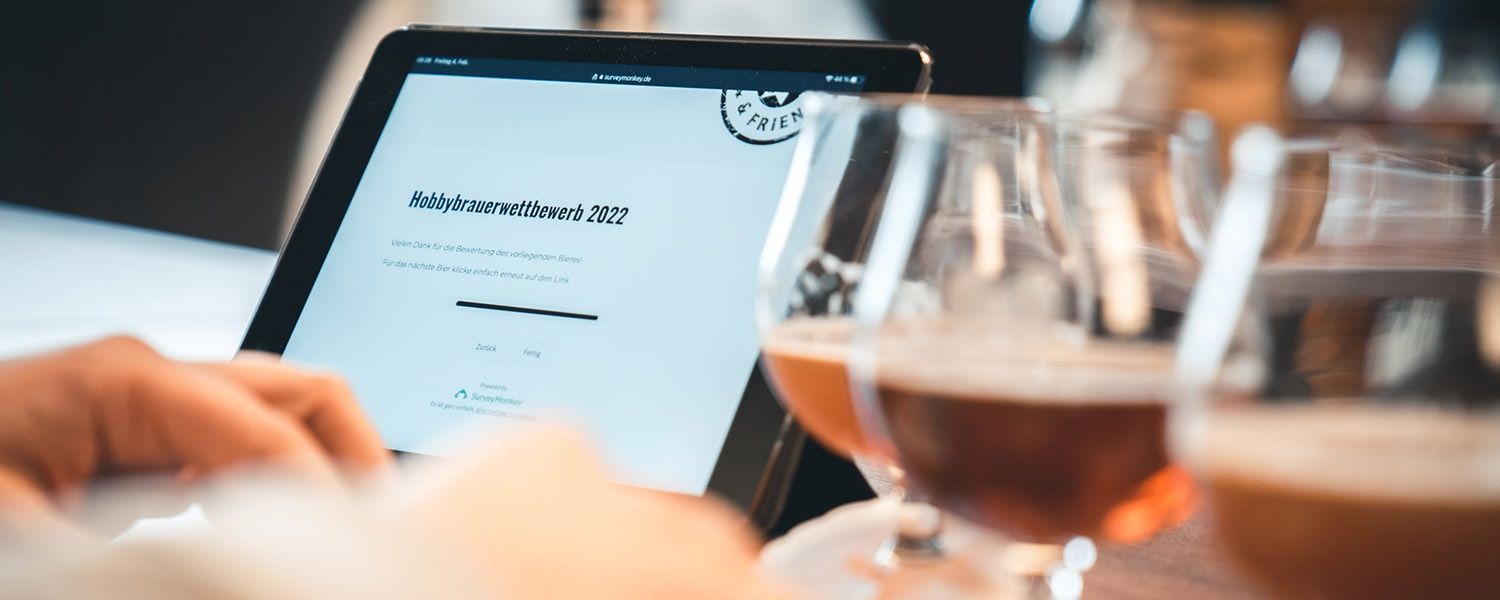 Die preisverleihung des Hobbybrauer-Wettbewerbs fand 2022 ausschließlich online statt.