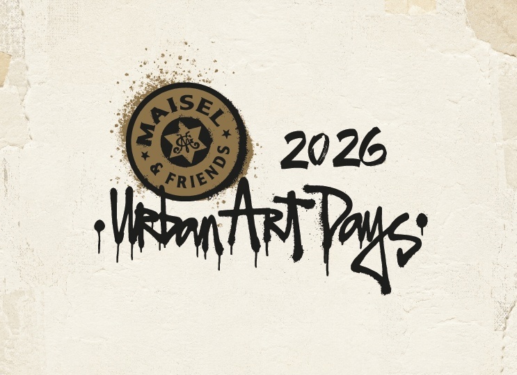 Rundes Maisel & Friends Logo und Graffiti-Schriftzug Urban Art Days 2026