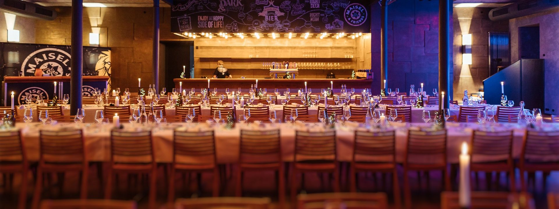 Feiern und Feste in den Räumlichkeiten des Liebesbier bei Maisel & Friends in Bayreuth